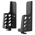 thumbnail image 1 of 1Pc Double Slot Wall Bracket Hanging Bracket Storage Stand for Tablet And Mobile Phone Black, 1 of 7