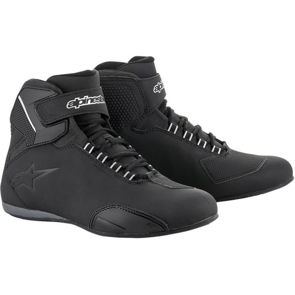 Alpinestars Men's Sektor Waterproof Street Motorcycle Shoe, Black, 8
