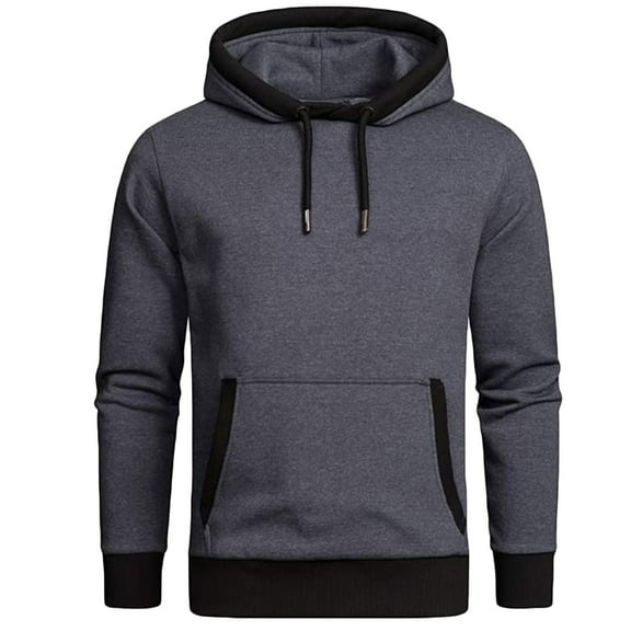 Herrnalise Mens Fuzzy Sherpa Jacket Hoodie New Fashion Casual And Winter Long Zipper Sweater Sleeve Thin Velvet Sweater Coat Men Fall Outwear with Pocket