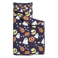 thumbnail image 2 of Halloween Ghost & Pumpkin Pattern Toddler Nap Mats for Kids Preschool,50"x20" Sleeping Mat Bag or Kids,Toddler Sleeping Bag,Toddler Nap Mat or Daycare, 2 of 6