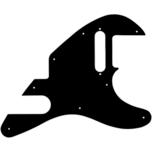 WD Custom Pickguard For Fender 2011 Tele-Bration Series 60th Anniversary Telecaster #01T Black Thin