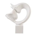 thumbnail image 2 of Estatuas abstractas nórdicas Macarena Escultura Personaje facial apasionado de medio cuerpo Resina blanco, 2 of 8