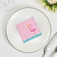 thumbnail image 3 of 1St Flamingo Beverage Napkins - Party Supplies - 16 Pieces, 3 of 3