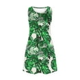 thumbnail image 4 of Staron Robe d'Été Femme Ample Col Rond Ligne A Sans Manches Robe de Printemps avec Poches Imprimé Floral Boho Robe de Vacances TTG, 4 of 7