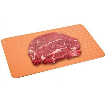 Copper Defrosting Tray Defrost Cast Aluminum meat poultry fish vegetables Non-stick Thawing 8" x14