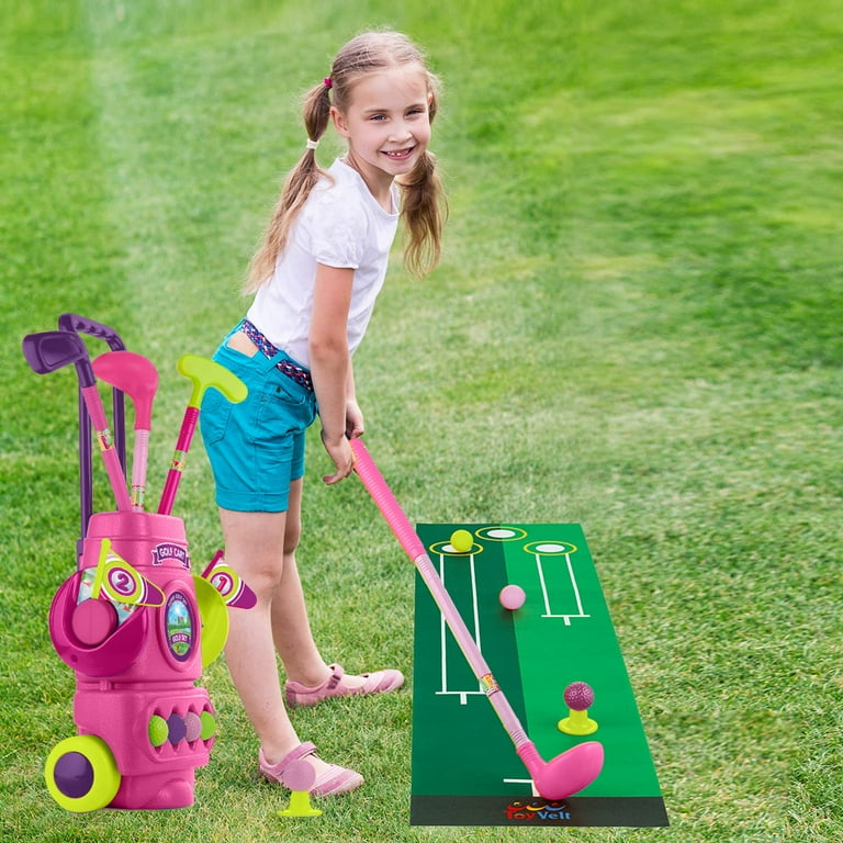 Mini indoor Golf Player Pack, Mini Golf Game for Kids and Adults, Includes  Essential Golf Accessories, Putting Green and Clubs, Mini Golf Set with 35