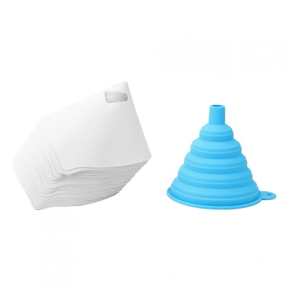 Embudo de filtro de pintura, 101 piezas de papel de filtro de pintura, coladores de pintura, papel de filtro de pintura, durabilidad extendida NikouMX herramienta