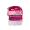 thumbnail image 3 of Beverly Hills Polo Club Girls Sport Sandals, Hook & Loop, Pink Multi, Size 13, 3 of 5