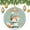 Pattern-3, variant on Ornament Santa Claus in Airplane Customized Round Ceramic Ornament Custom Helicopter And Santa Claus Christmas Xmas Tree Ornament Decoration Hanging Pendant Decor