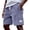 Light Purple #001, variant on Beach Shorts Men Elastic Waist Wide Leg Drawstring Solid Color Shorts Baggy Casual Lightweight Summer Sweat Shorts, 2XL