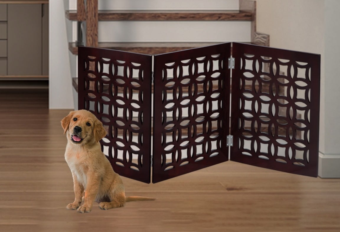Freestanding Wooden Pet Gate