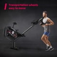 thumbnail image 6 of Murtisol No Electricity Required Water Rowing Machine with Inclined Water Tank Indoor Water Rower Adjustable Resistance LCD Monitor Home Gym Equipment for Whole Body Exercise Cardio Training Easy Move, 6 of 7