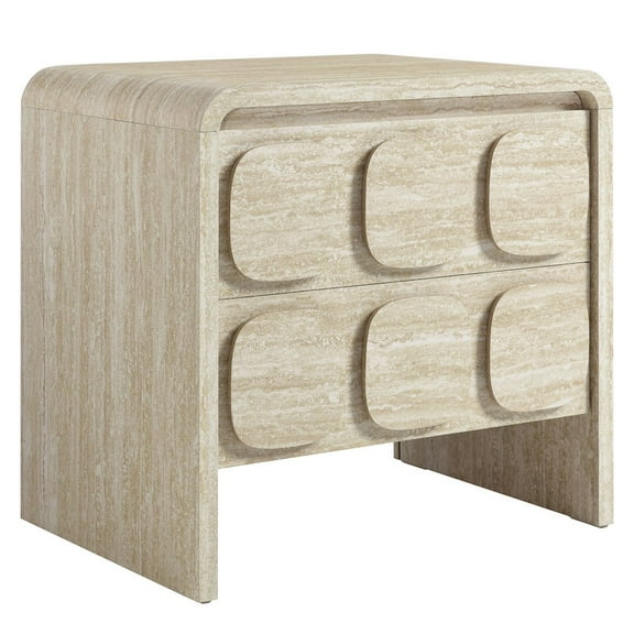 Toscana Nightstand in Travertine