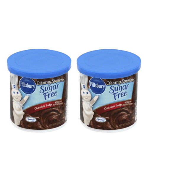Pillsbury Creamy Supreme Sugar Free Chocolate Fudge Frosting, Sweetened