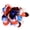D, variant on POMOMOP July 4th Patriotic Pom Pom Hair Clips 5.0 × 4.7 inches, Metallic Cheer Bow Barrette Glitter Red White and Blue Decor Accessories, Independence Day Party Favor Gift for Cheerleader