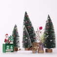 thumbnail image 1 of Unbeatable Price, Carestrong Christmas Decorations Plastic Flocking Small Christmas Tree,Mini Christmas Tree for Bedroom,Living Room,Kitchen,Dining Room|Plastic,Green,PENDANEM, 1 of 6