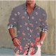 thumbnail image 1 of Camisa de hombre de manga larga con solapa y botones, camisa de traje informal de moda, suave, cómoda y sedosa, novedad de 2024, 1 of 6