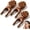 3pcs, variant on Acupressure Tool with Sandalwood Brass Bead Massager, Jaw Massage Roller for Facial Fascia, Jawline, Face & Neck,Suitable for daily massage and relaxation (1pc)