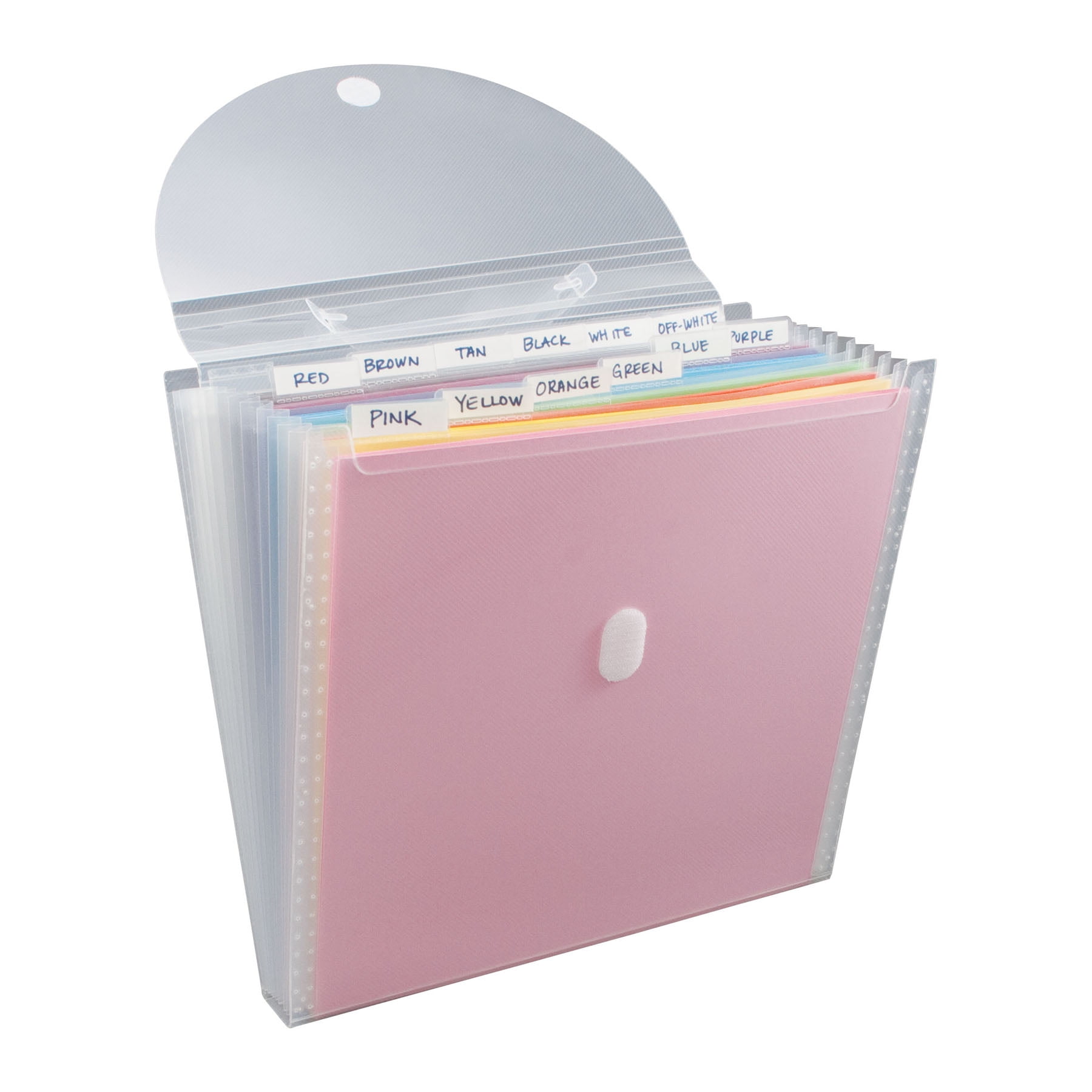 Storage Studios Expandable Paper Organizer with 12 Pockets
