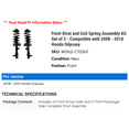 thumbnail image 2 of Front Strut and Coil Spring Assembly Kit Set of 2 - Compatible with 2008 - 2010 Honda Odyssey 2009, 2 of 2
