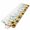 Yellow, variant on Sunflower 2'x6' Runner Rugs for Hallway Kitchen Bedside Non Slip Washable, Yellow Floral Pastoral Botanical Leaves Entryway Rug Runners with Rubber Backing, Long Carpet Runner for Laundry Room