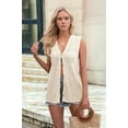 thumbnail image 5 of Knit Vest for Women Spring Summer V Neck Sleeveless Sweater Button Down Cardigan Casual Cute Tank Tops  M, 5 of 8