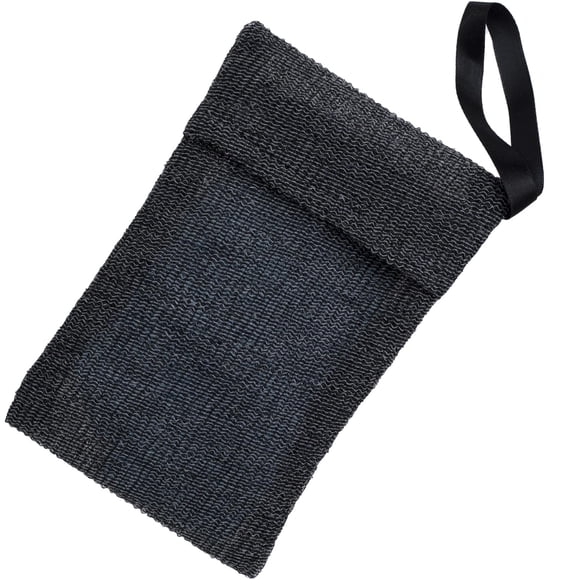 HINZIC Bolsa de jabón exfoliante para barra de jabón Barra de malla Ahorro de jabón Depurador corporal Bolsa de bolsillo de espuma Exfoliante de esponja gris para ducha y baño Mujeres Hombres