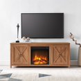 thumbnail image 4 of Henn&Hart 58" Golden Oak TV Stand, 4 of 11