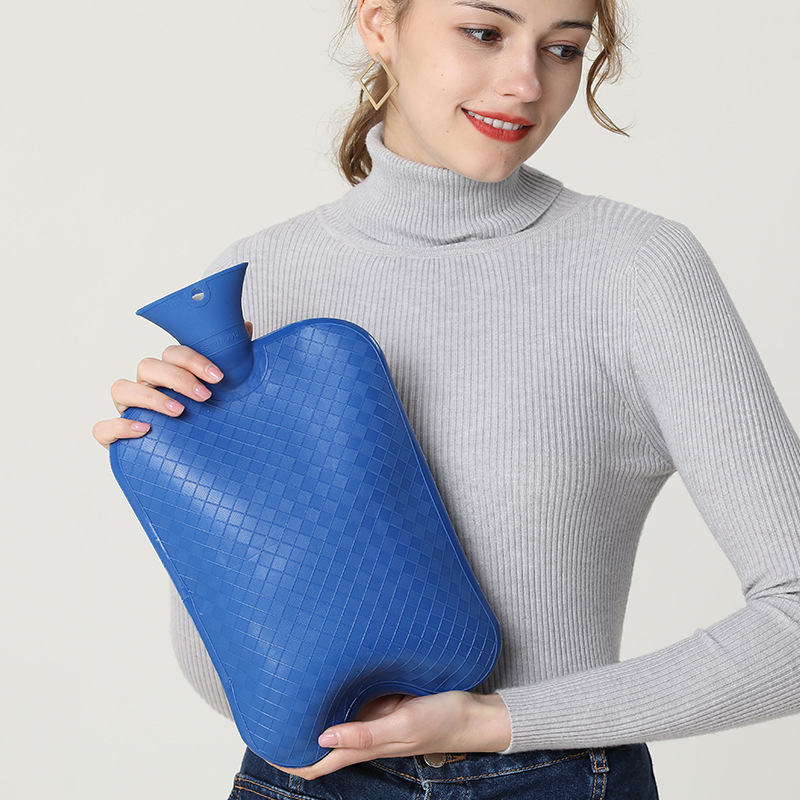 Hot Water Bag with Cover 3.0L Large Classic BPA Free Hot Water Bottle for Bed, Shoulder Pain and