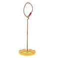 thumbnail image 3 of Climbing Rope with Platform, Disc Swing Seat Octagonal Petals Shape for Backyard yellow, 3 of 8