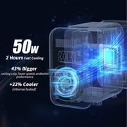 BEICHEN Mini Fridge, 6 Liter/8 Can Small Fridge, AC/DC Portable Skincare Fridge, Cooler and Warmer Refrigerators for Bedroom, Skincare, Beverage, Office, Dorm, Car, Black