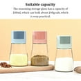thumbnail image 3 of Salt Dispenser Press Type Seasoning Storage Bottle Hotel Kitchen Baking Barbecue Spice Washable Organizing Jar Container Pink, 3 of 10