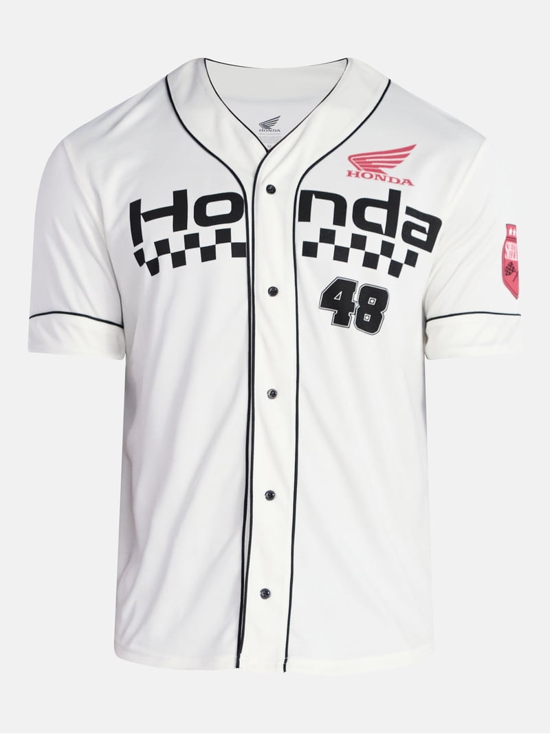 Honda Men's and Big Men's Baseball Jersey, Sizes XS-3XL - Walmart.com