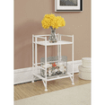AL 2tier folding metal shelves for storing household items, tools or