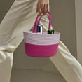 thumbnail image 6 of Desktop Storage Basket,Woven Cotton Thread Basket,Household Organizer Basket,Multi-Scene Storage Basket,Breathable Natural Bag,Reinforced Handle Basket,Easy-Clean Basket Storage Basket, 6 of 6