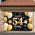 thumbnail image 6 of Golden Theme Happy 54th Banner Sparkling Stars Birthday Display Balloon Decor Gift Box Design 54th Backdrop for 54th Birthday Party Adult Birthday Celebration Indoor Party Decor, 6 of 9