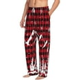 thumbnail image 2 of Bingfone Christmas Tree Buffalo Plaid Mens All Over Print Sleep Pajama Pants-Medium, 2 of 9