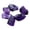 Purple, variant on 20 Pcs Rough Stones 1 Inch Raw Crystals for Tumbling, Cabbing, Fountain Rocks, Decorative Landscape Accents for Home Garden and Aquarium, Blue