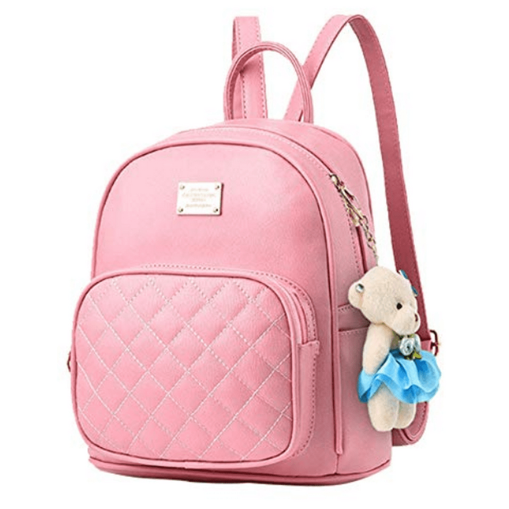 I IHAYNER - PU Leather Backpack Purse Satchel School Bags Casual Travel ...