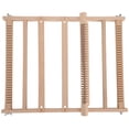 thumbnail image 3 of Kit de marco de tejido de madera de haya Juguete para niños DIY Máquina de tejer Tejedora de tapices hecha a mano, 3 of 15