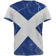 thumbnail image 2 of Scottish Flag Distressed Grunge Scotland All Over Mens T Shirt, 2 of 2