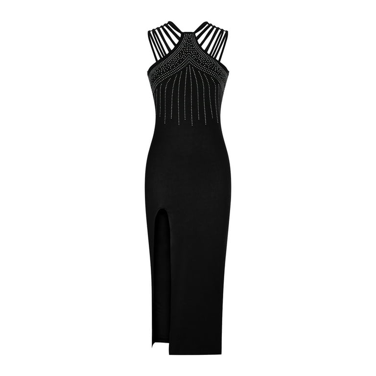 white christmas dresses Elegant Black Eclipse Gown main image 0