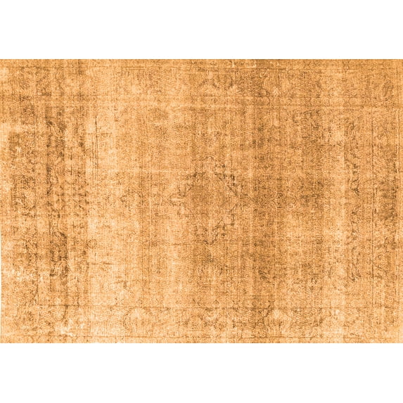 Ahgly Company Indoor Rectangle Persian Orange Traditional Area Rugs, 8' x 12'