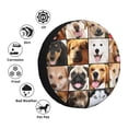 thumbnail image 4 of Sikiie Collage of different dogs Print PVC Leather Spare Tire Wheel Cover Spare Tire Cover, for Car Truck SUV Camper Trailer Universal Fit-15 inch, 4 of 6