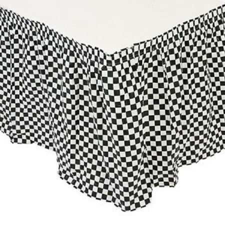 Plastic Black White Checkered Pleated Table Skirt Racing Party Plastic Black White Checkered Pleated Table Skirt Racing Party Decoration