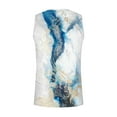 thumbnail image 4 of Penkiiy Men Casual Fashion Printing Sleeveless Pullover Round Neck Sports Tank Tops M Sky Blue, 4 of 4
