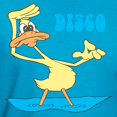 thumbnail image 3 of CafePress - Disco Duck Men's Fitted T Shirt (Dark) - Men's Fitted T-Shirt, 3 of 4