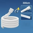 thumbnail image 1 of Washing Machine Water Pipe Hose Faucet Pipe Air Conditioning Drain Pipe Faucet Extension Connector Hose For Bathroom Kitchen, 1 of 9