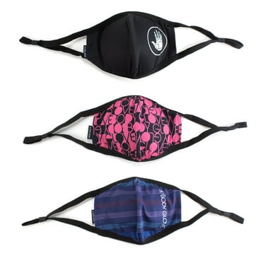 Body Glove 3-Piece Womens Face Mask Set (Mix Pack 4)