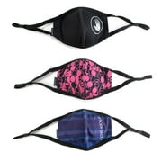 Body Glove 3-Piece Womens Face Mask Set (Mix Pack 4)